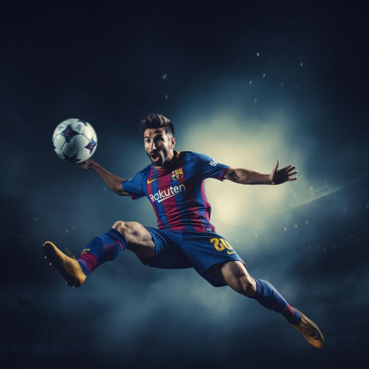 Barca Player Football Skills