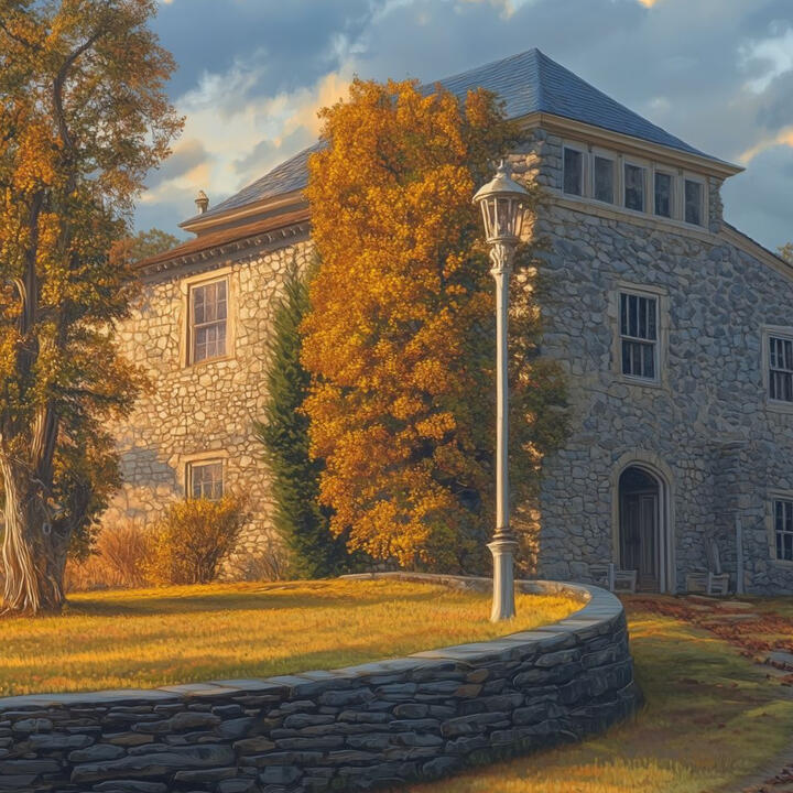 La Masia - Barcelona FC Academy View of the front of the original La Masia building